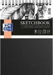 Oxford Skizzen-Block A4 Hardcover mit Spiralbindung, 100 Seiten, 100g Papier,