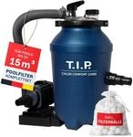 T.I.P. ChlorComfort 15000 Poolfilter Set I 2-in-1 Filteranlage mit Chlordosierer I