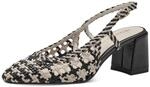 Tamaris Damen Sling Vegan Blockabsatz; Black Comb/schwarz; 41