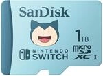 SANDISK microSDXC UHS-I Speicherkarte f&uuml;r Nintendo Switch Pokemon Relaxo Edition 1TB