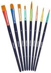 Pelikan Premium Schulpinsel-Set mit 4 Haar- und 4 Borsten-Pinseln, 8 St&uuml;ck