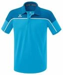 Erima Herren Change by Polo Shirt (1112305), Curacao/Mykonos/wei&szlig;, XXL