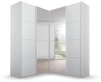 Rauch M&ouml;bel QUADRA, Eckschrank, Farbe Seidengrau, Breite 181 cm