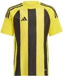 adidas Unisex Kinder Striped 24 Jersey Kids Shirt, Team Yellow/Black, 11-12...