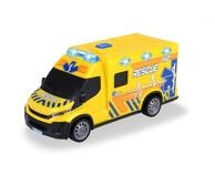 Dickie Toys &ndash; Iveco Daily Ambulance 18 cm, Krankenwagen Spielzeug f&uuml;r Kinder...