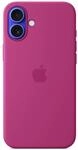 Apple iPhone 16 Plus Silikon Case mit MagSafe &ndash; Fuchsia ​​​​​​​