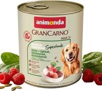 animonda GranCarno Hunde Nassfutter Huhn+ Superfoods (6 x800g) | Single Protein