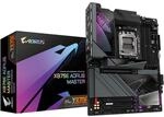 GIGABYTE X870E AORUS Master-Mainboard - Unterst&uuml;tzt AMD Ryzen 9000 CPUs, 16+2+2