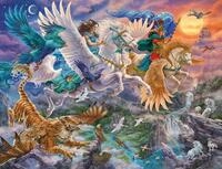 Ravensburger Puzzle Auf dem Pegasus durch die L&uuml;fte - 2000 Teile Puzzle | 2000...