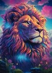 Schmidt 59783 L&ouml;we im Farbenwind, 1000 Teile Puzzle