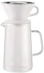 Alessi Slow coffee KT01S1 - Design Slow Coffee-Set Bestehend aus Kanne aus