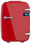 Cecotec Mini-K&uuml;hlschrank Bolero MiniCooling 4L Havanna Red, Betrieb mit 12V-220V,