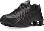 NIKE Herren Shox R4 Sneaker, Schwarz, 36 EU