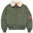 Alpha Industries Herren B15-3 TT Bomber Jacke, Sage-Green, XL
