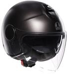 AGV - ETERES E2206, Motorrad Jet-Helmet, Unisex, Matt Asfalto Grey, XS