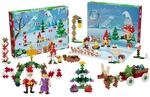 Plus-Plus 3973 Adventskalender, Kreativ-Bausteine, 24 T&uuml;rchen + 1 Extra-T&uuml;r mit