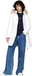 Tommy Jeans Damen Daunenmantel Essential Hooded Down Coat mit Kunstpelz