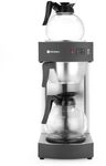 HENDI Filterkaffeemaschine, mit 2 separat einstellbare Warmhalteplatten, 2...