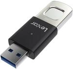 Lexar JumpDrive Fingerprint F35 PRO 64 GB USB 3.0-Flash-Laufwerk, bis zu 300 MB/s
