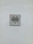 GIRA 492127 Abdeckung f&uuml;r Steckdose reinwei&szlig;