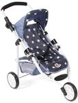 Bayer Chic 2000&reg; Puppenbuggy Lola | 3-Rad Jogger | Sternchen Navy