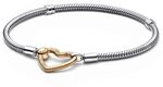 PANDORA Moments Herzverschluss Schlangen-Gliederarmband 569539C00 Damenarmband