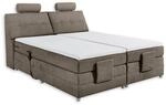Palermo 2 Boxspringbett 180x200 elektrisch verstellbar, Stone - Bequemes...