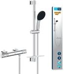 GROHE Precision Feel, Duschset mit Thermostat wassersparend, 8l pro Min (Duscharmatur