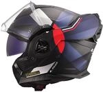LS2, Modularer Motorradhelm ADVANT X ULTRA Matt Blue Red, 3XL