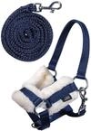 HKM Kids Hobby Horse Halfter und Strick Set &ndash; Steckenpferd Zubeh&ouml;r mit F&uuml;hrstrick