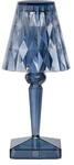 Kartell Battery, Batteriebetriebene Tischleuchte, H 30 cm, Himmelblau