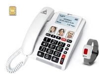 Geemarc CL9000 &ndash; Notfalltelefon f&uuml;r zu Hause und Sein wasserdichtes SOS-Armband