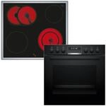 Bosch HND671LS62 Einbauherd-Set, Bestehend aus HEG578BB3 Herd, 60 x 60 cm, Made...