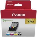 Canon CLI-571 C M Y BK Vorteilspack 4 Tintenpatronen (Schwarz, Cyan, Magenta, Gelb)