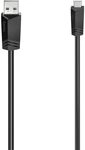 Hama USB 2.0 USB-A Stecker, USB-Mini-B Stecker, 1,50 m, Schwarz 00200606