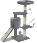 VOUNOT Kratzbaum Stabiler Katzenbaum Kletterbaum f&uuml;r Katzen, mit Plattformen H&ouml;hle