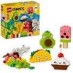 LEGO Classic Kreativer Snack Bauspa&szlig;, Spielzeug mit Essen f&uuml;r fantasievolle
