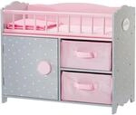 Olivias World 16 Zoll Babypuppen-M&ouml;bel Holz-Wickeltisch Storage TD-12390A | mit