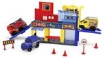 Dickie Toys - Micro SOS Auto-Station - Rettungsstation mit 3 Mercedes-Benz