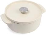 KitchenAid Cast Iron 22cm/3,3L Kasserolle mit Deckel, Hochwertig, Robust &