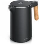 Arendo - Wasserkocher mit Temperatureinstellung - Edelstahl - 45-100 Grad - 1.5 Liter