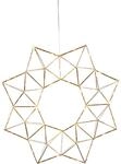 EGLO LED Fenster Lichterkranz Edge Fensterlicht | Weihnachten aus Metall in...