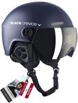 Black Crevice Erwachsene Skihelm Gstaad, Navy/wei&szlig;, 51-53 cm