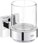 GROHE Start Cube - Glas mit Halter (verdeckte Befestigung, Material: Glas...