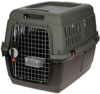 Kerbl Pet Transportbox Eco, Hundebox, anthrazit/graugr&uuml;n, 70x50x51,5cm, Kunststoff,
