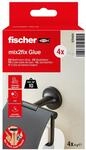 fischer Badkleber im 4er Pack, Klebstoff zur Anbringung von Badaccessoires,