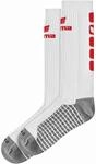 Erima Unisex Kinder CLASSIC 5-C Socken lang (2181924), wei&szlig;/rot, 31-34