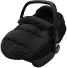 Jollein Fu&szlig;sack Puffed - Schwarz - F&uuml;r Babyschale Kinderautositz Gruppe 0+ und