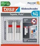 tesa Klebeschraube f&uuml;r Tapeten und Putz (verstellbar, 1kg)