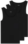 BOSS Herren TankTop3P RibClassic Dreierpack Unterhemden aus RIPP-Baumwolle